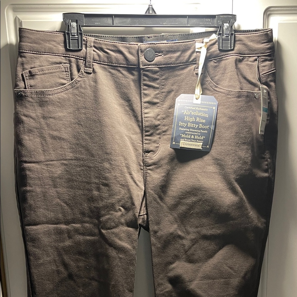 Democracy Brown Boot Cut Pants